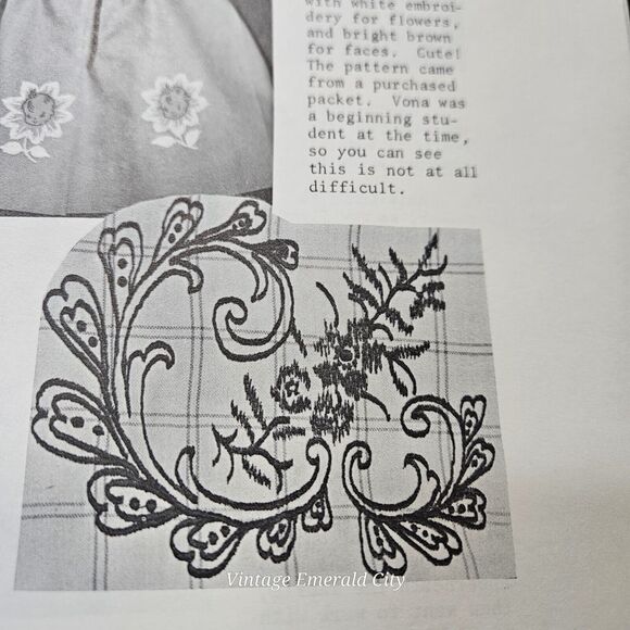 Creative Machine Embroidery Vol 2 Book Lucille Merrell Graham 1977 Patte Sewing - Picture 7 of 11